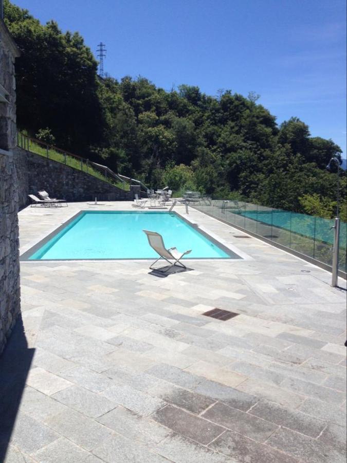 Magic Lake View With Beautiful Pool Area Bellano Exterior foto